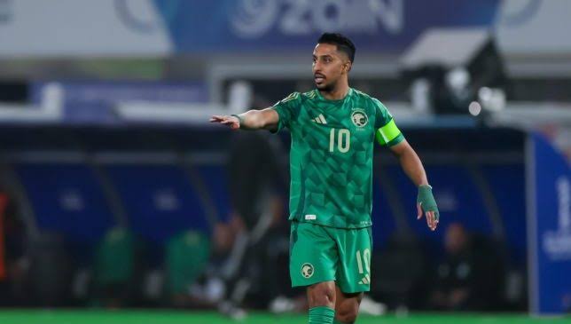 إصابة سالم الدوسري في تدريبات المنتخب السعودي
